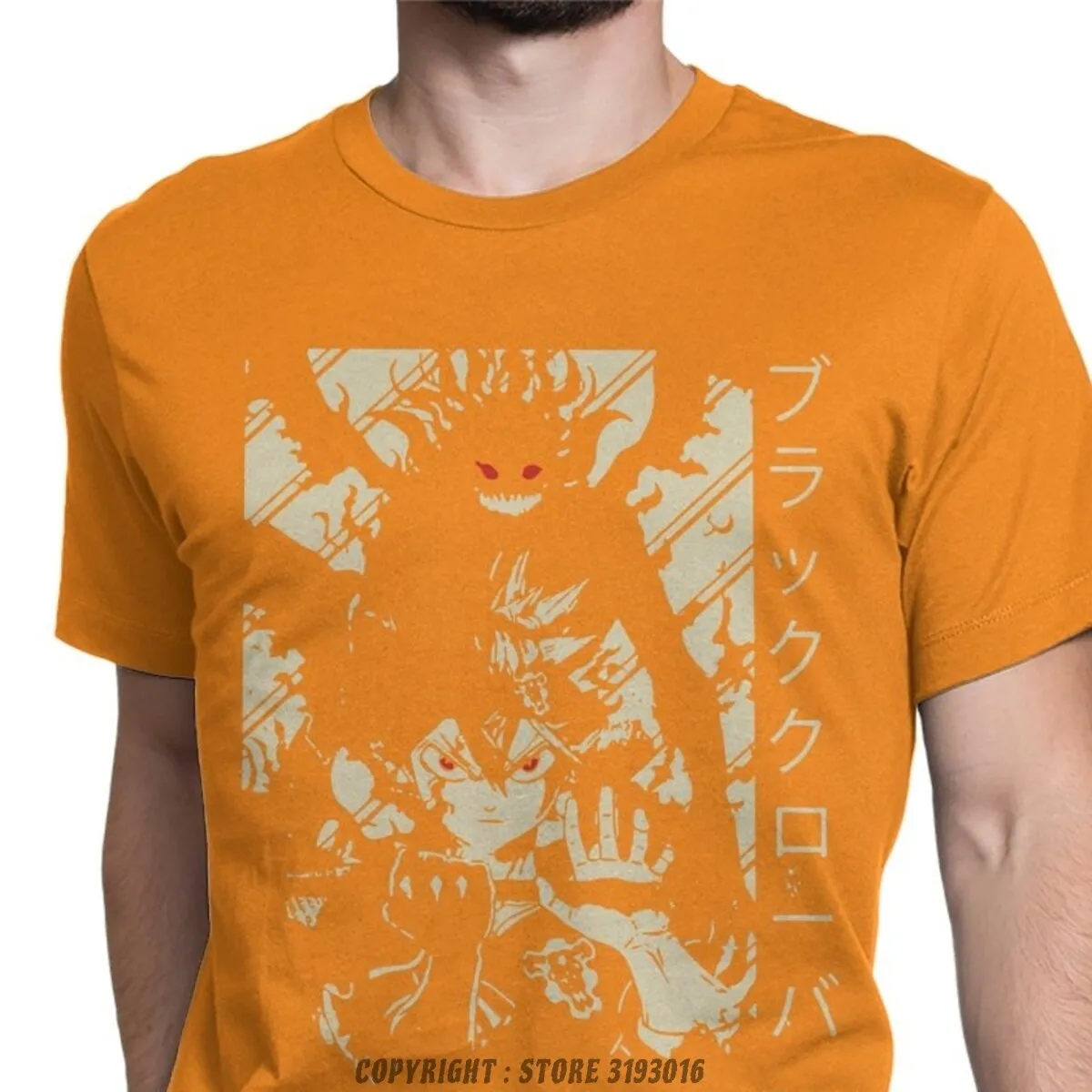 Asta Cotton T-Shirts Black Clover (Colours Available)
