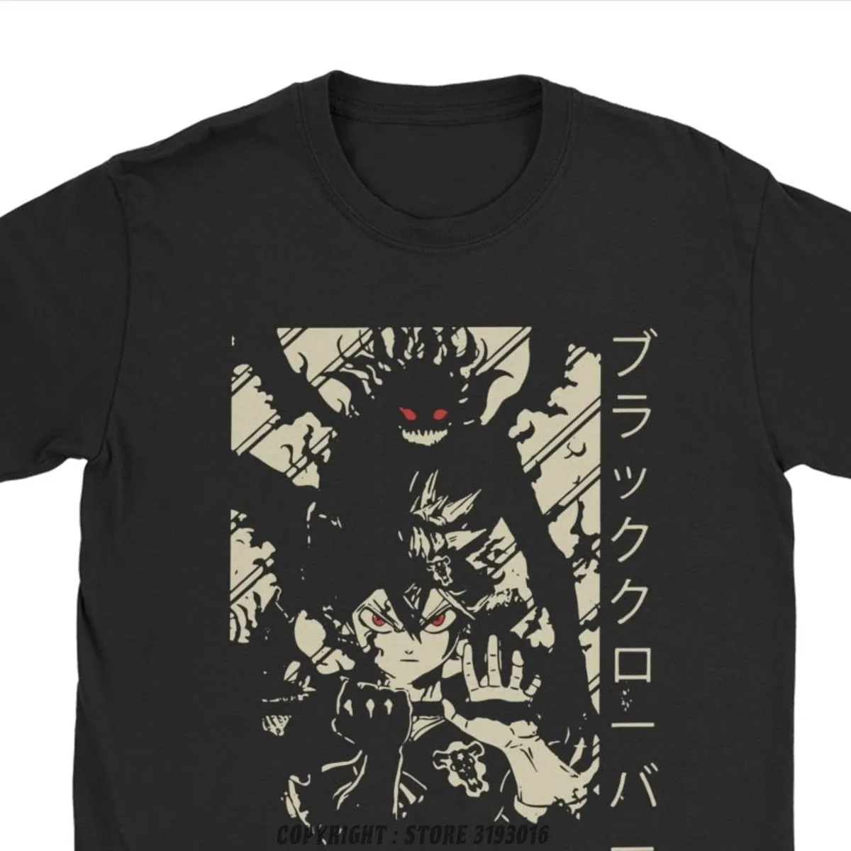 Asta Cotton T-Shirts Black Clover (Colours Available)