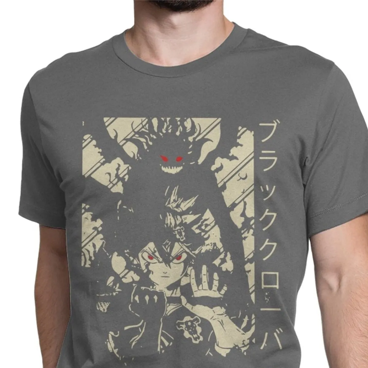 Asta Cotton T-Shirts Black Clover (Colours Available)