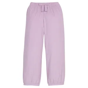 Banded Bow Pants - Lavender Corduroy