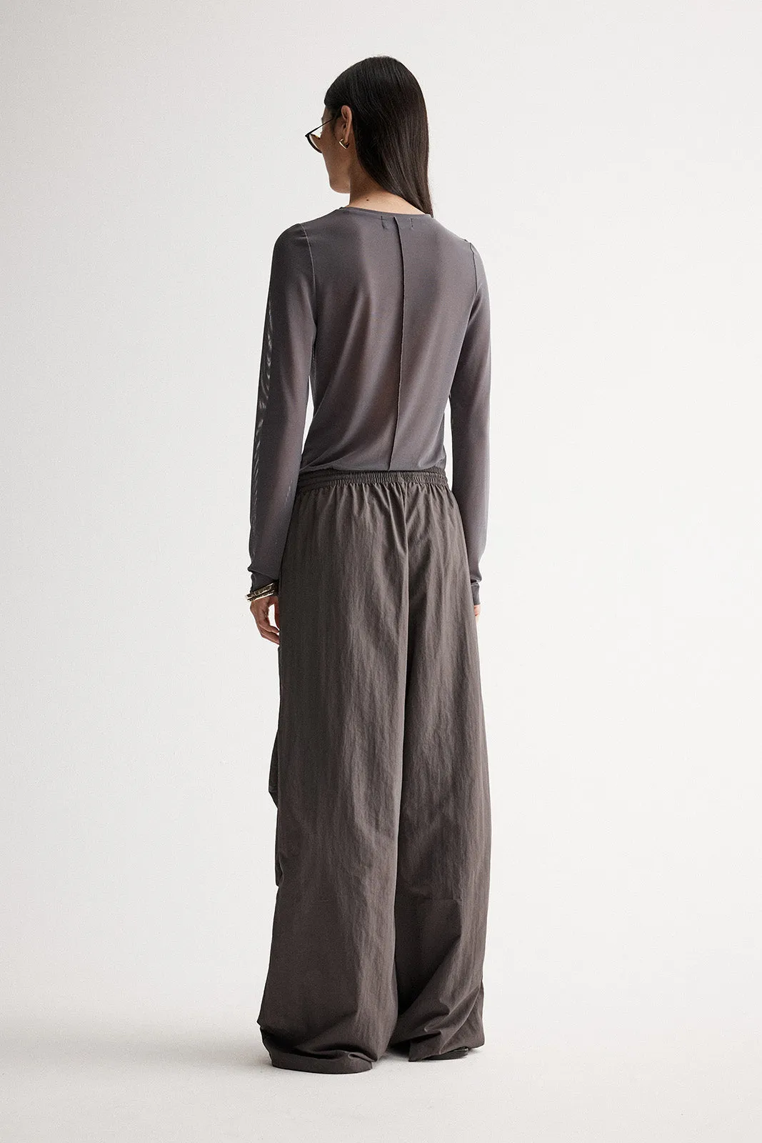 Haze Mesh Top Dark Granite