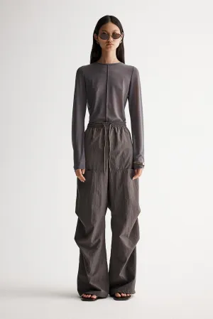 Haze Mesh Top Dark Granite
