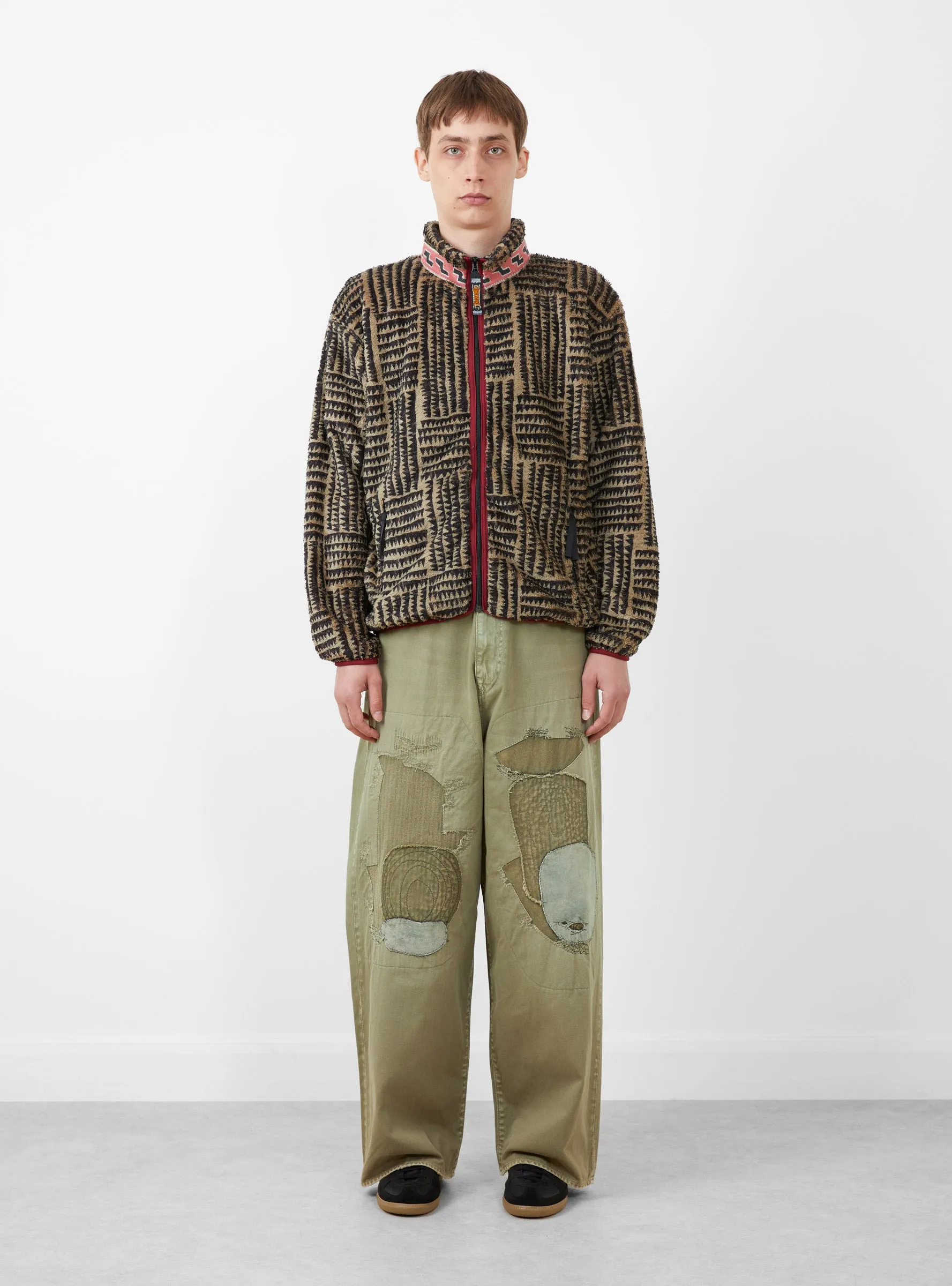 Katsuragi Port Baggy Pants Khaki