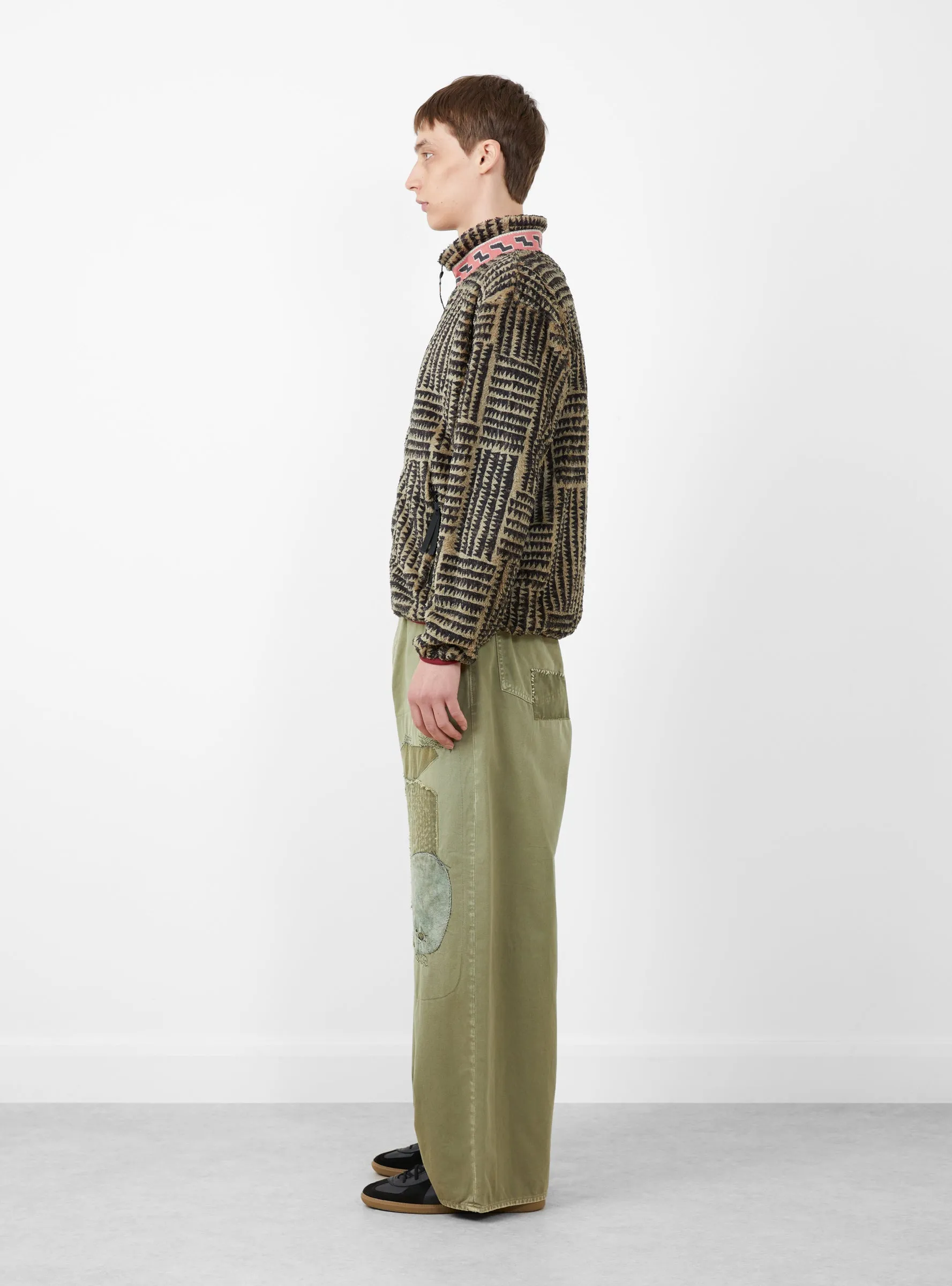 Katsuragi Port Baggy Pants Khaki