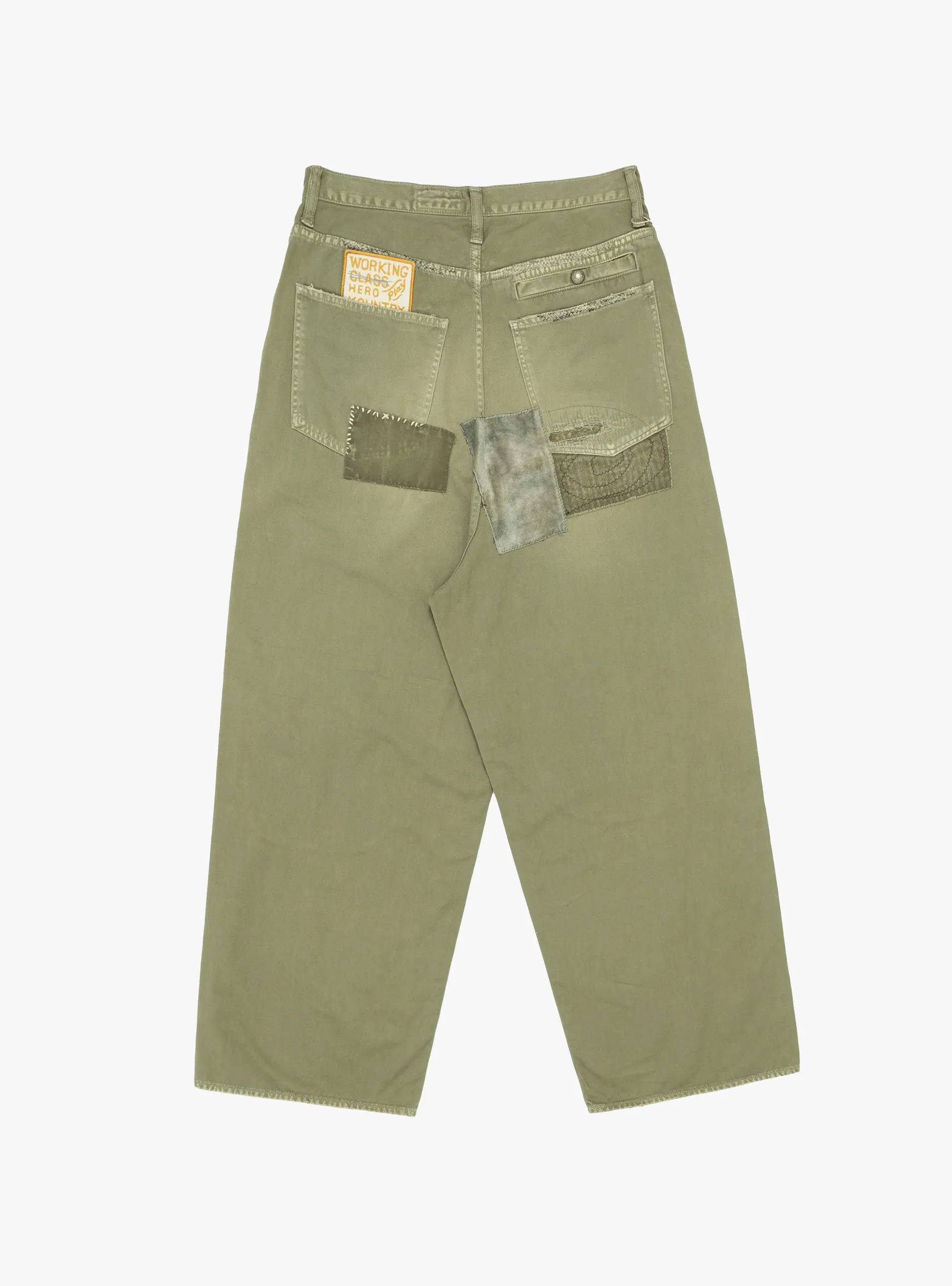 Katsuragi Port Baggy Pants Khaki