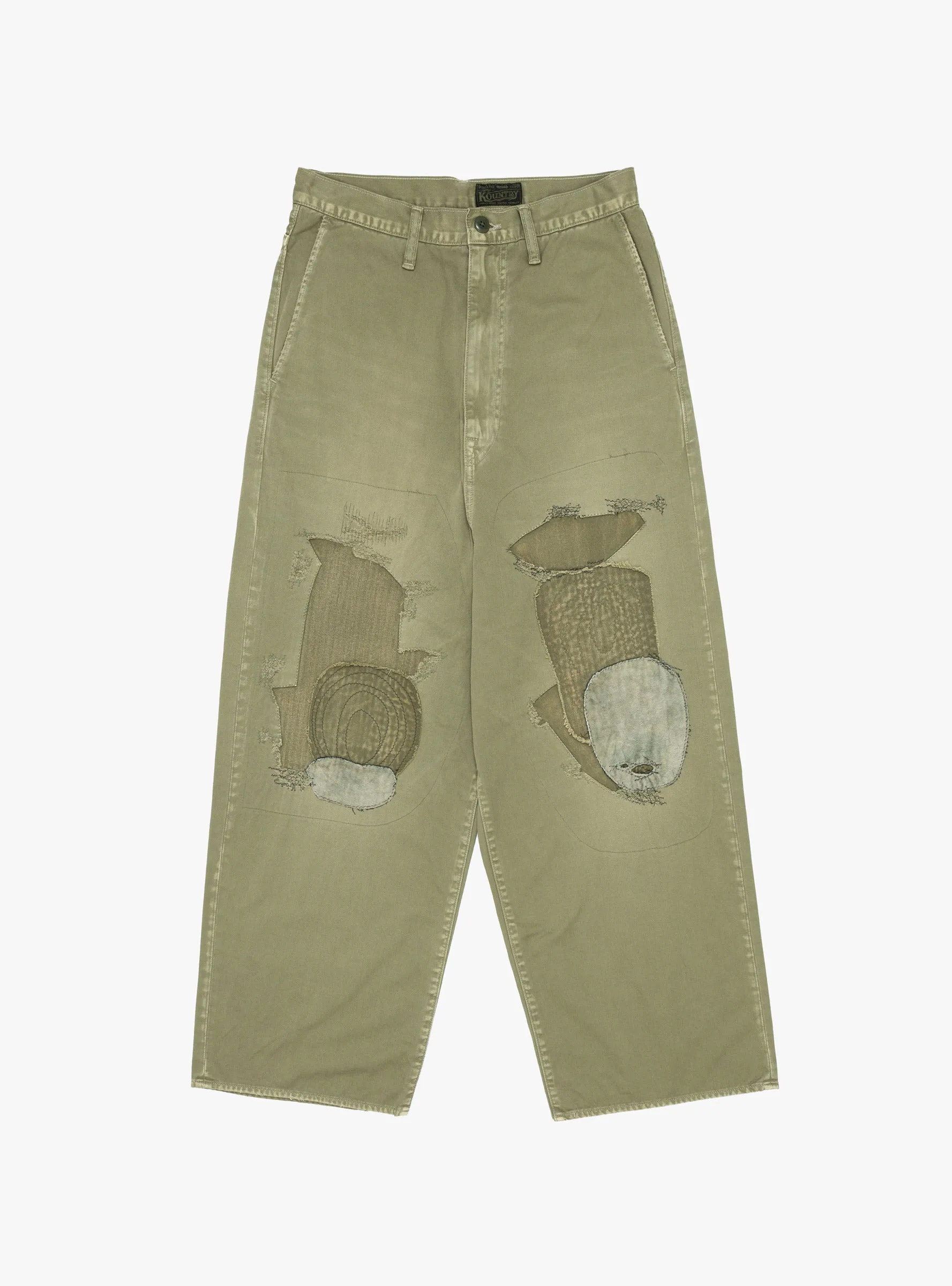 Katsuragi Port Baggy Pants Khaki