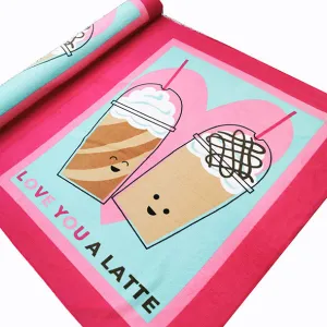Milkshakes Printed Polar Fleece Design 108 - 1.28M Panel