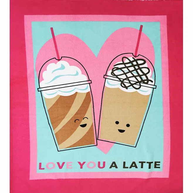 Milkshakes Printed Polar Fleece Design 108 - 1.28M Panel