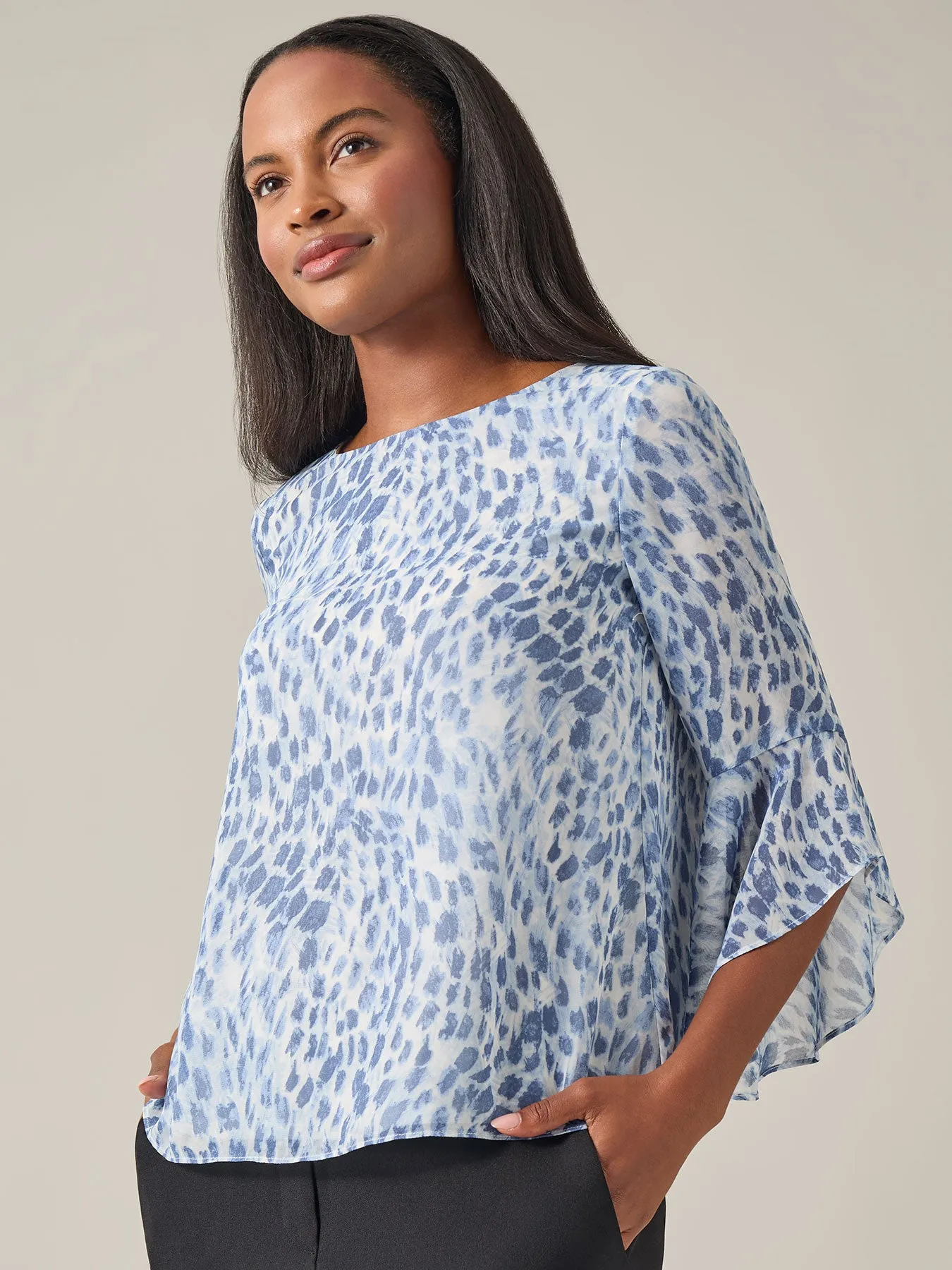 Petite Carrie Blouse, Soft Drape