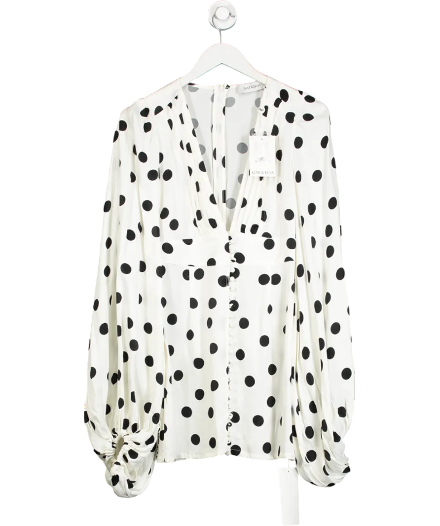 Rat & Boa White Pearla Dress UK S