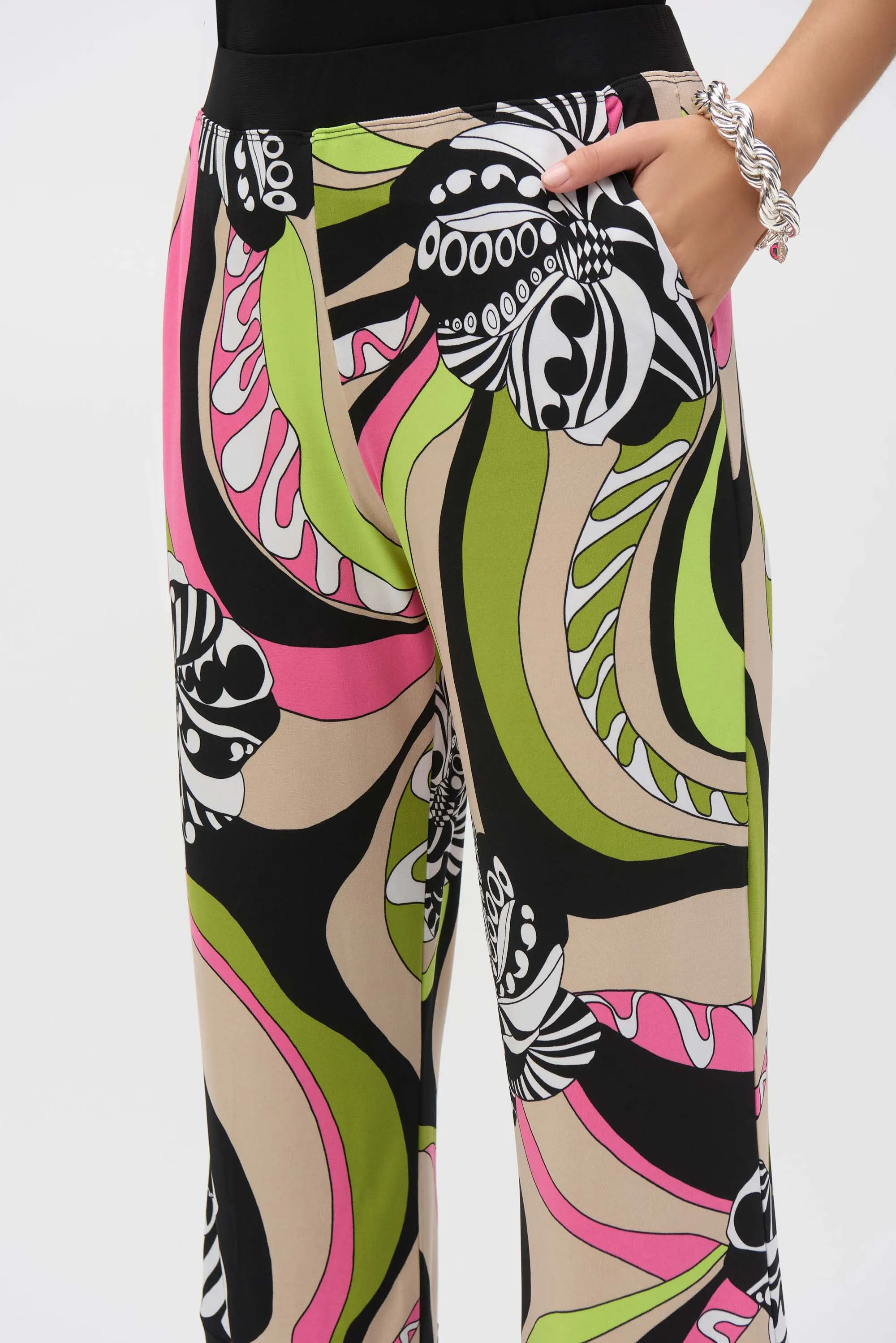 Relaxed Pattern Pants - Multi