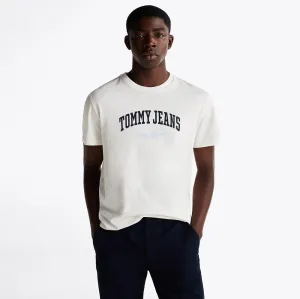 Slim Varsity T-Shirt - Ecru