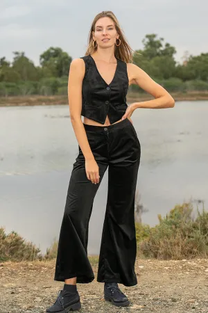 Sun Sea & Roses  Vernazza Corduroy Pants Black