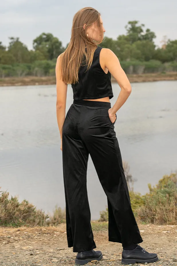 Sun Sea & Roses  Vernazza Corduroy Pants Black