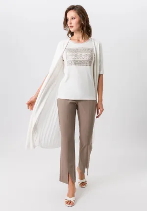 Tuzzi Dune Pants With Front Slits
