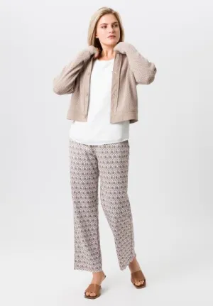 Tuzzi Straight Leg Trouser With Goemetric Print