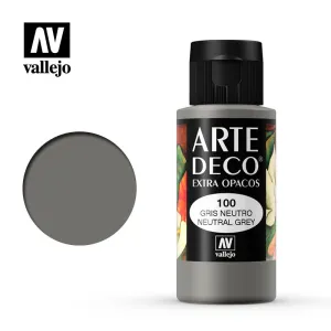 VALLEJO ART DECO 100-60ML. NEUTRAL GREY
